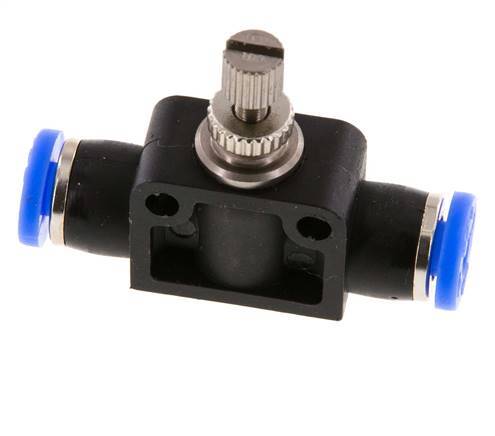 Recht Regelventiel 5/32 inch (3.97 mm) Messing/PBT