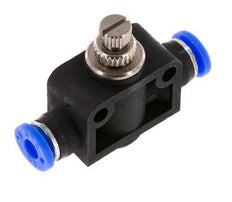 Recht Regelventiel 3/16 inch (4.76 mm) Messing/PBT