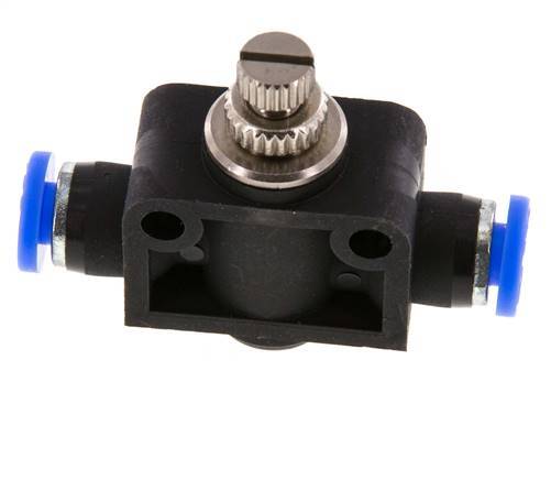 Recht Regelventiel 3/16 inch (4.76 mm) Messing/PBT