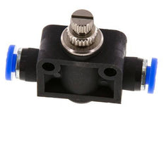 Recht Regelventiel 3/16 inch (4.76 mm) Messing/PBT