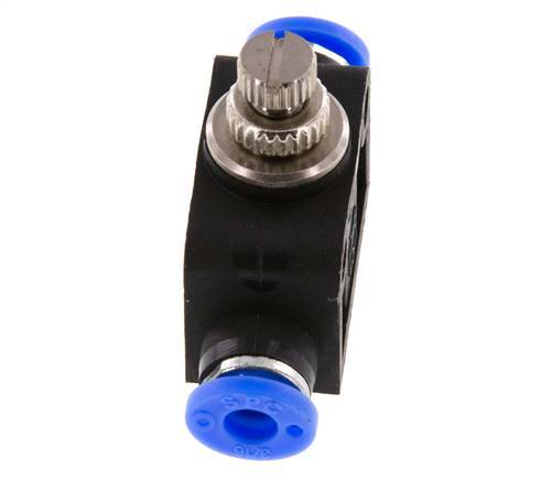 Recht Regelventiel 3/16 inch (4.76 mm) Messing/PBT