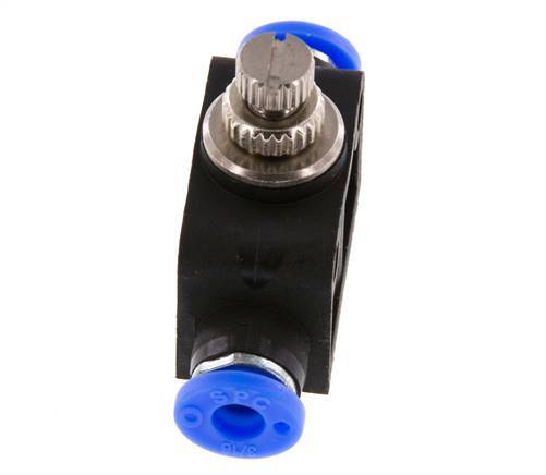 Recht Regelventiel 3/16 inch (4.76 mm) Messing/PBT