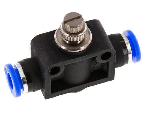 Recht Regelventiel 1/4 inch (6.35 mm) Messing/PBT