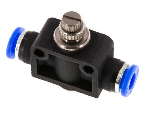 Recht Regelventiel 1/4 inch (6.35 mm) Messing/PBT