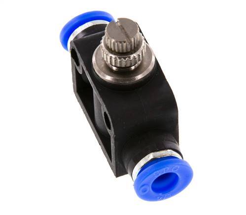 Recht Regelventiel 1/4 inch (6.35 mm) Messing/PBT