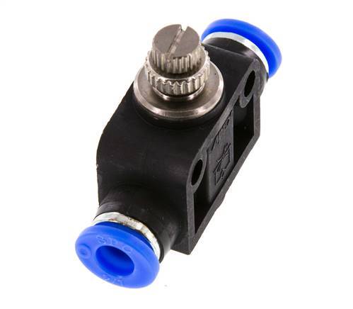 Recht Regelventiel 1/4 inch (6.35 mm) Messing/PBT