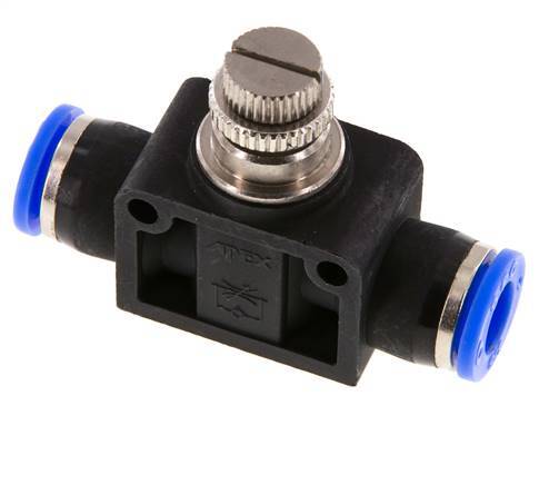 Recht Regelventiel 3/8 inch (9.52 mm) Messing/PBT