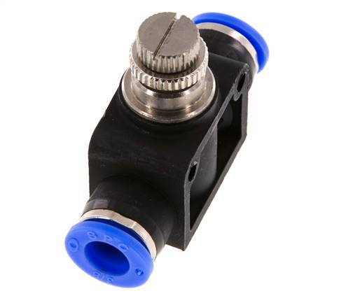 Recht Regelventiel 3/8 inch (9.52 mm) Messing/PBT