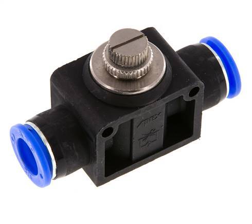 Recht Regelventiel 1/2 inch (12.7 mm) Messing/PBT