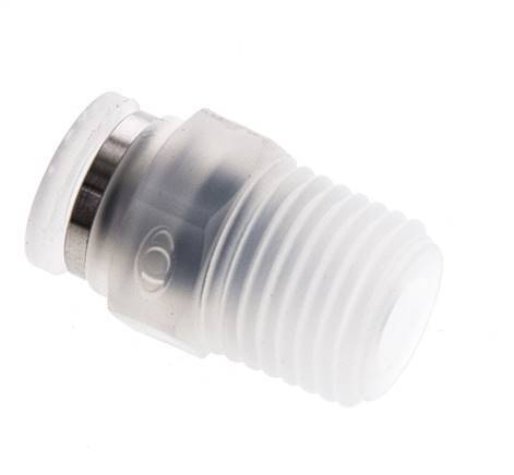 6mm x R1/4'' PA Insteekfitting Buitendraad EPDM/PTFE