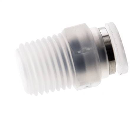 6mm x R1/4'' PA Insteekfitting Buitendraad EPDM/PTFE