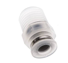 6mm x R1/4'' PA Insteekfitting Buitendraad EPDM/PTFE