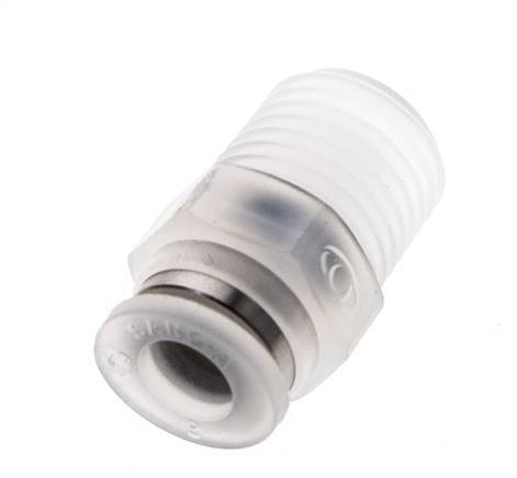 6mm x R1/4'' PA Insteekfitting Buitendraad EPDM/PTFE
