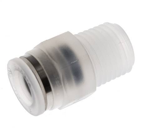 8mm x R1/4'' PA Insteekfitting Buitendraad EPDM/PTFE