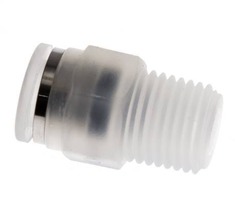 8mm x R1/4'' PA Insteekfitting Buitendraad EPDM/PTFE