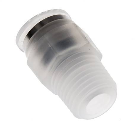 8mm x R1/4'' PA Insteekfitting Buitendraad EPDM/PTFE