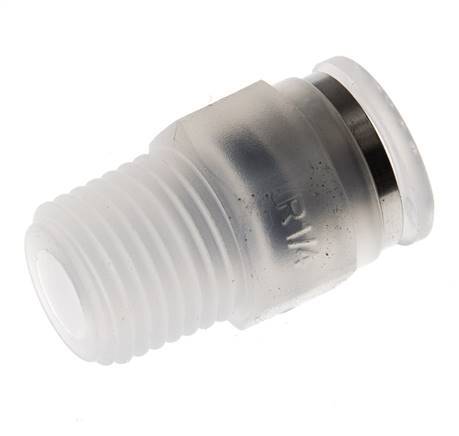 8mm x R1/4'' PA Insteekfitting Buitendraad EPDM/PTFE