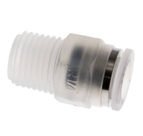 8mm x R1/4'' PA Insteekfitting Buitendraad EPDM/PTFE
