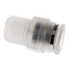 8mm x R1/4'' PA Insteekfitting Buitendraad EPDM/PTFE
