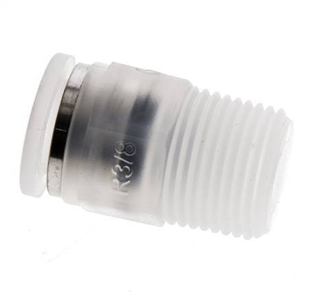 10mm x R3/8'' PA Insteekfitting Buitendraad EPDM/PTFE