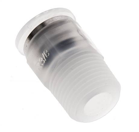 10mm x R3/8'' PA Insteekfitting Buitendraad EPDM/PTFE