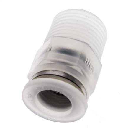10mm x R3/8'' PA Insteekfitting Buitendraad EPDM/PTFE