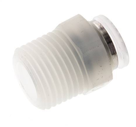 10mm x R1/2'' PA Insteekfitting Buitendraad EPDM/PTFE