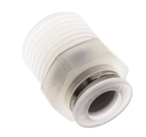 10mm x R1/2'' PA Insteekfitting Buitendraad EPDM/PTFE