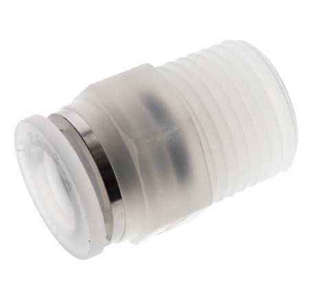12mm x R1/2'' PA Insteekfitting Buitendraad EPDM/PTFE