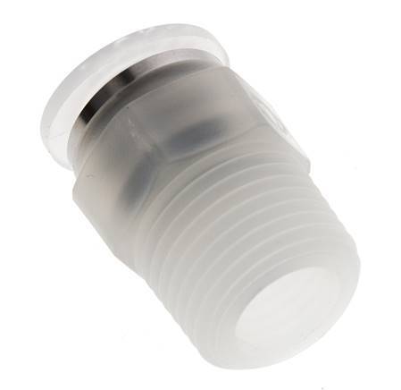 12mm x R1/2'' PA Insteekfitting Buitendraad EPDM/PTFE