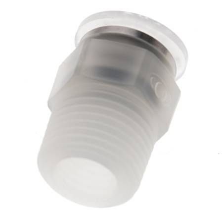 12mm x R1/2'' PA Insteekfitting Buitendraad EPDM/PTFE