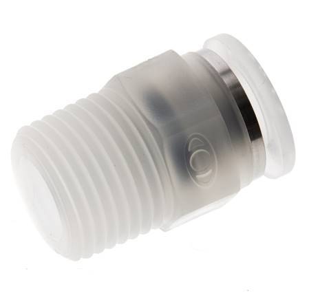 12mm x R1/2'' PA Insteekfitting Buitendraad EPDM/PTFE