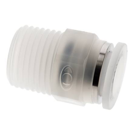12mm x R1/2'' PA Insteekfitting Buitendraad EPDM/PTFE