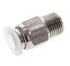 6mm x R1/8'' RVS/PA Insteekfitting Buitendraad EPDM/PTFE