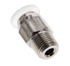 6mm x R1/8'' RVS/PA Insteekfitting Buitendraad EPDM/PTFE