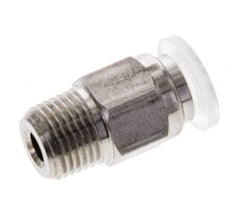 6mm x R1/8'' RVS/PA Insteekfitting Buitendraad EPDM/PTFE