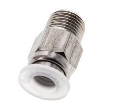 6mm x R1/8'' RVS/PA Insteekfitting Buitendraad EPDM/PTFE