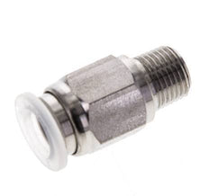 8mm x R1/8'' RVS/PA Insteekfitting Buitendraad EPDM/PTFE