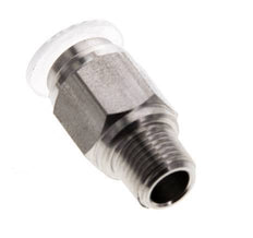8mm x R1/8'' RVS/PA Insteekfitting Buitendraad EPDM/PTFE