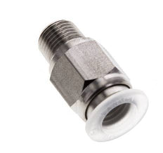 8mm x R1/8'' RVS/PA Insteekfitting Buitendraad EPDM/PTFE