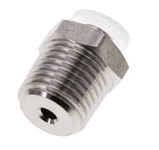 4mm x R1/4'' RVS/PA Insteekfitting Buitendraad EPDM/PTFE