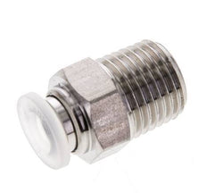 6mm x R1/4'' RVS/PA Insteekfitting Buitendraad EPDM/PTFE