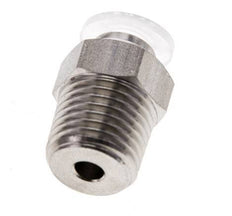 6mm x R1/4'' RVS/PA Insteekfitting Buitendraad EPDM/PTFE
