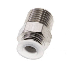 6mm x R1/4'' RVS/PA Insteekfitting Buitendraad EPDM/PTFE