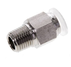 10mm x R1/4'' RVS/PA Insteekfitting Buitendraad EPDM/PTFE