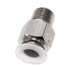 10mm x R1/4'' RVS/PA Insteekfitting Buitendraad EPDM/PTFE