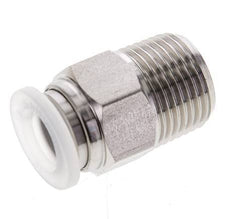 10mm x R3/8'' RVS/PA Insteekfitting Buitendraad EPDM/PTFE