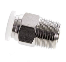 10mm x R3/8'' RVS/PA Insteekfitting Buitendraad EPDM/PTFE