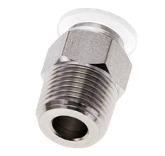 10mm x R3/8'' RVS/PA Insteekfitting Buitendraad EPDM/PTFE
