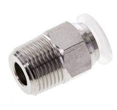 10mm x R3/8'' RVS/PA Insteekfitting Buitendraad EPDM/PTFE